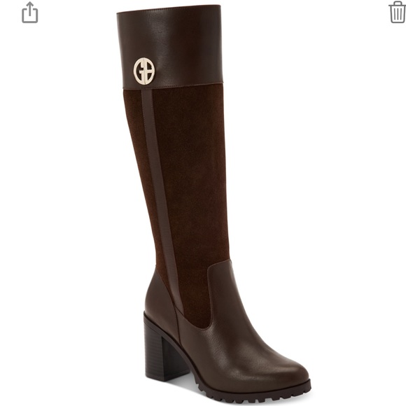 Giani Bernini Shoes - Giani Bernini Kaidyn Lug Sole Riding Boots -memory foam